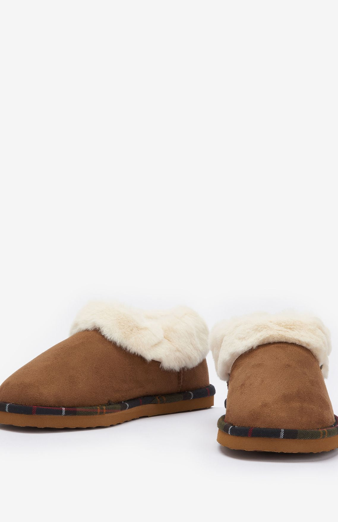 Barbour Eloise Bootie Slipper Camel