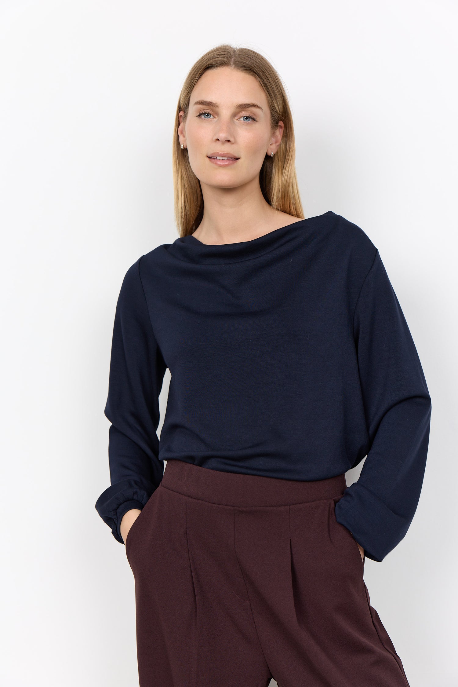 Soya Concept Banu 333 Slouch Neck Top
