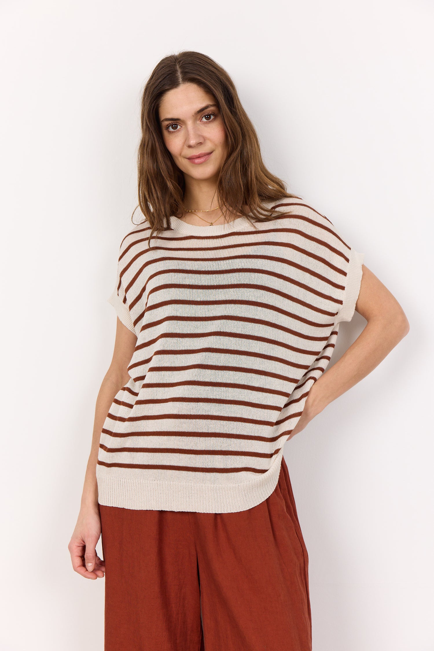 Soya Concept Luanna 5 Linen Tank Top