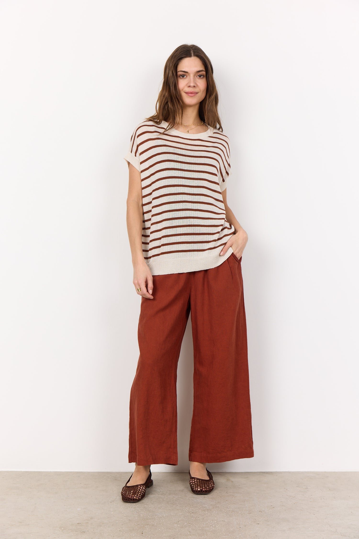 Soya Concept Luanna 5 Linen Tank Top