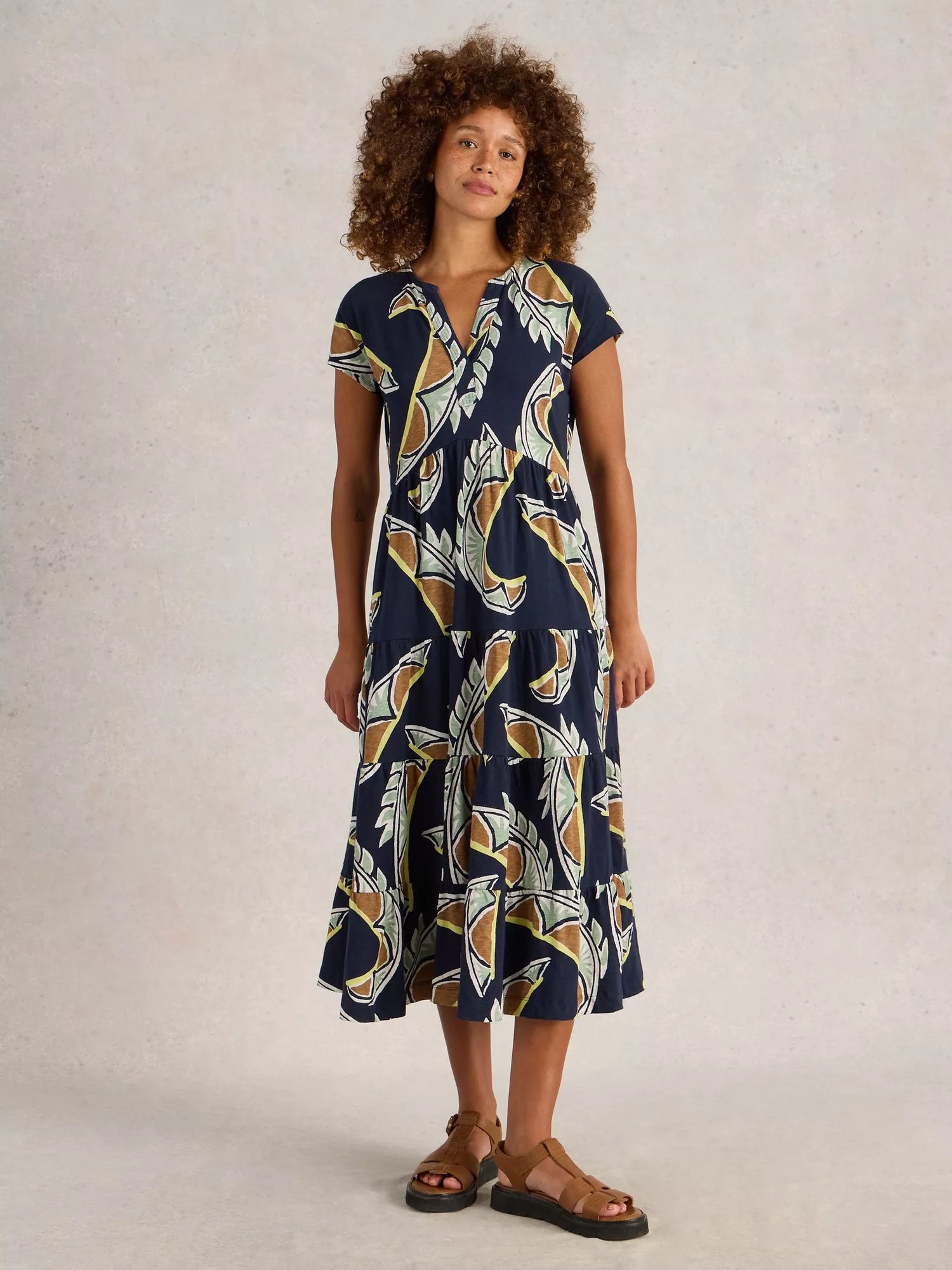 White Stuff Tabitha Jersey Midi Dress