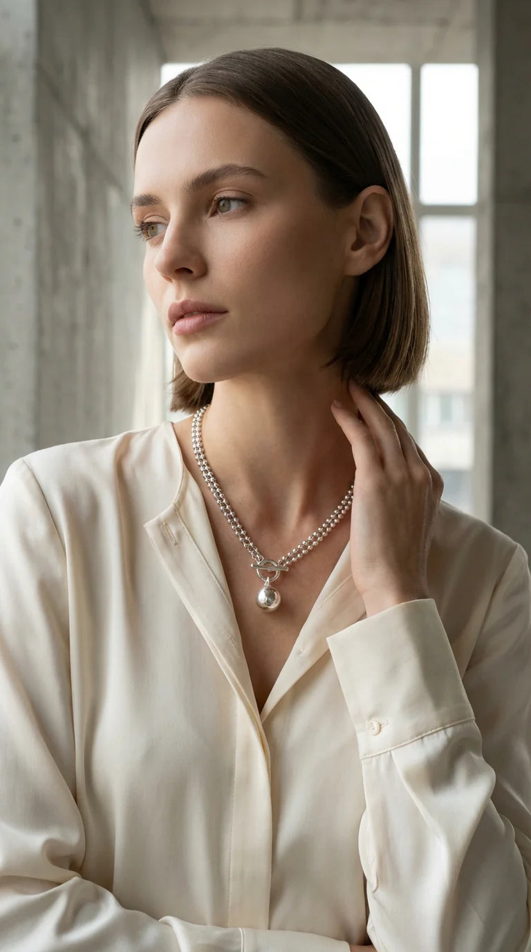 Envy Necklace 4753 Silver