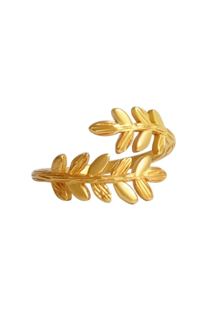 IBU Jewels Ring Leaves