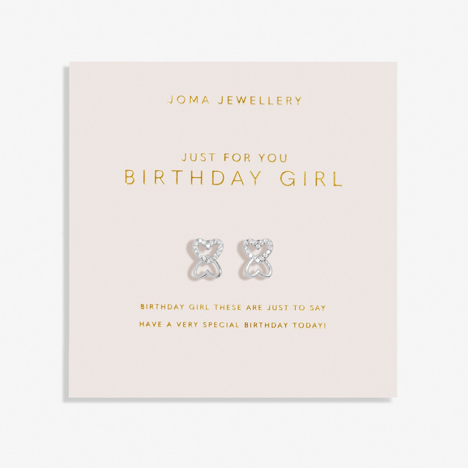 Joma Jewellery 'Just For You Birthday Girl' Forever Yours Earrings