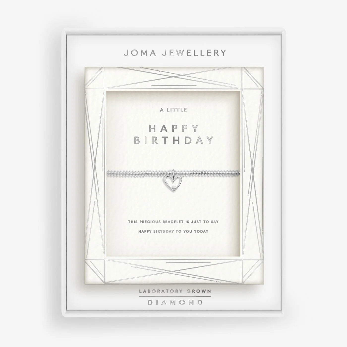 Joma Jewellery Bracelet Laboratory Grown Diamond A Little 'Happy Birthday'