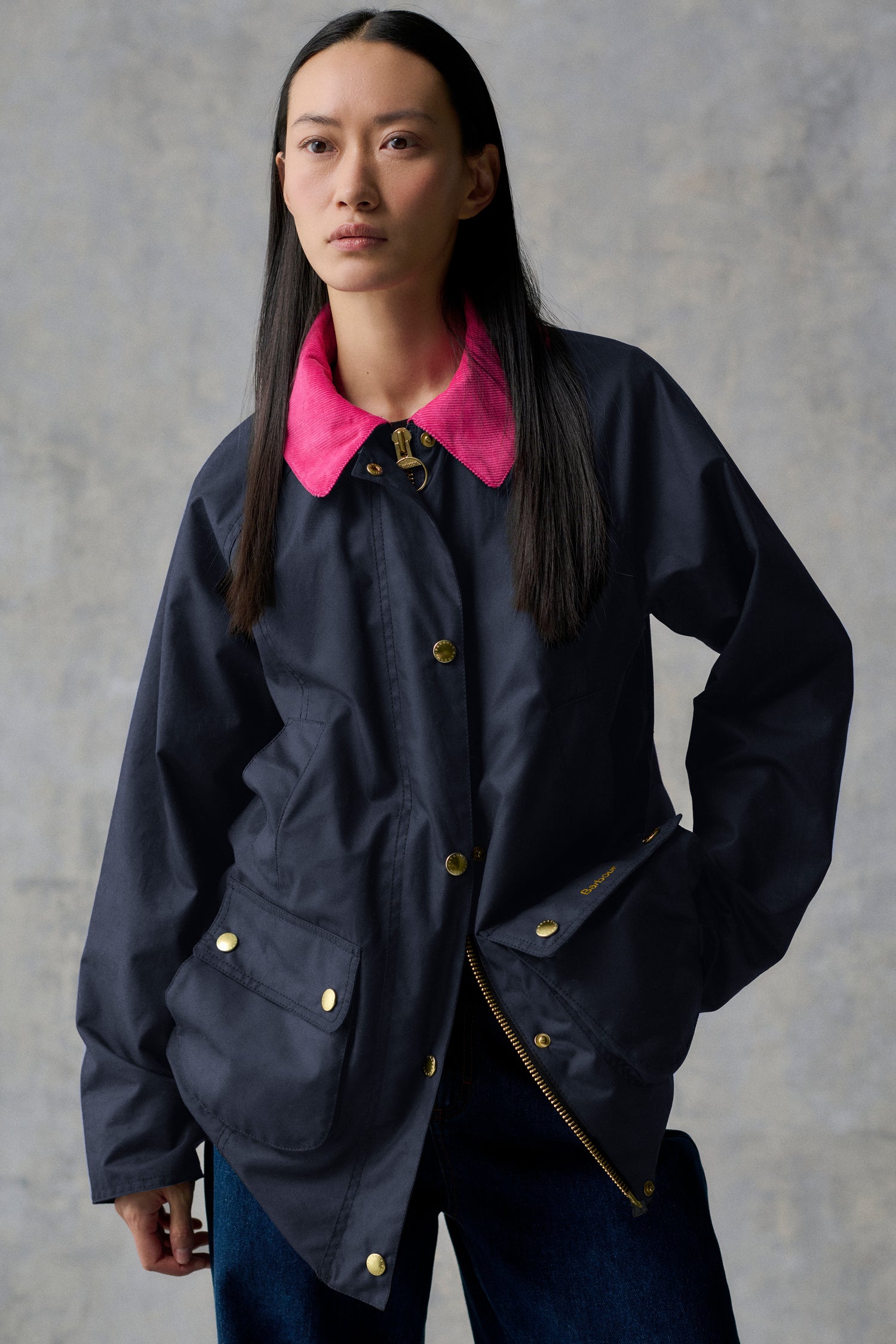 Barbour Icons Modern Beadnell Wax Jacket Oat