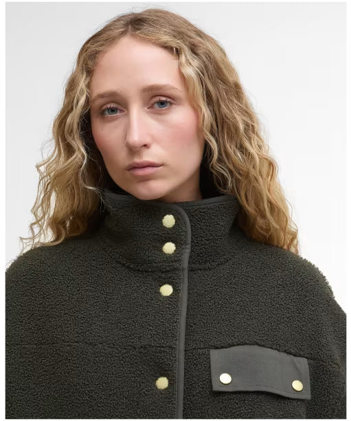 BarbourBarbour Mabel Fleece OliveClothingOlive - Blue Water Clothing