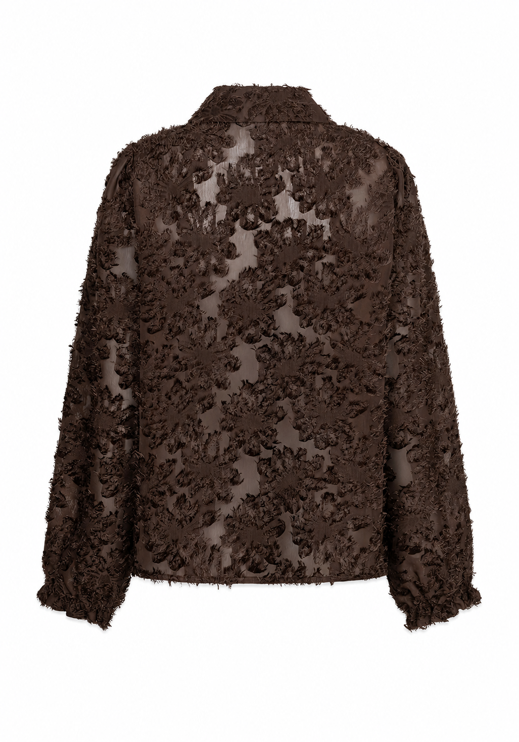 Red Button Blouse Fringes