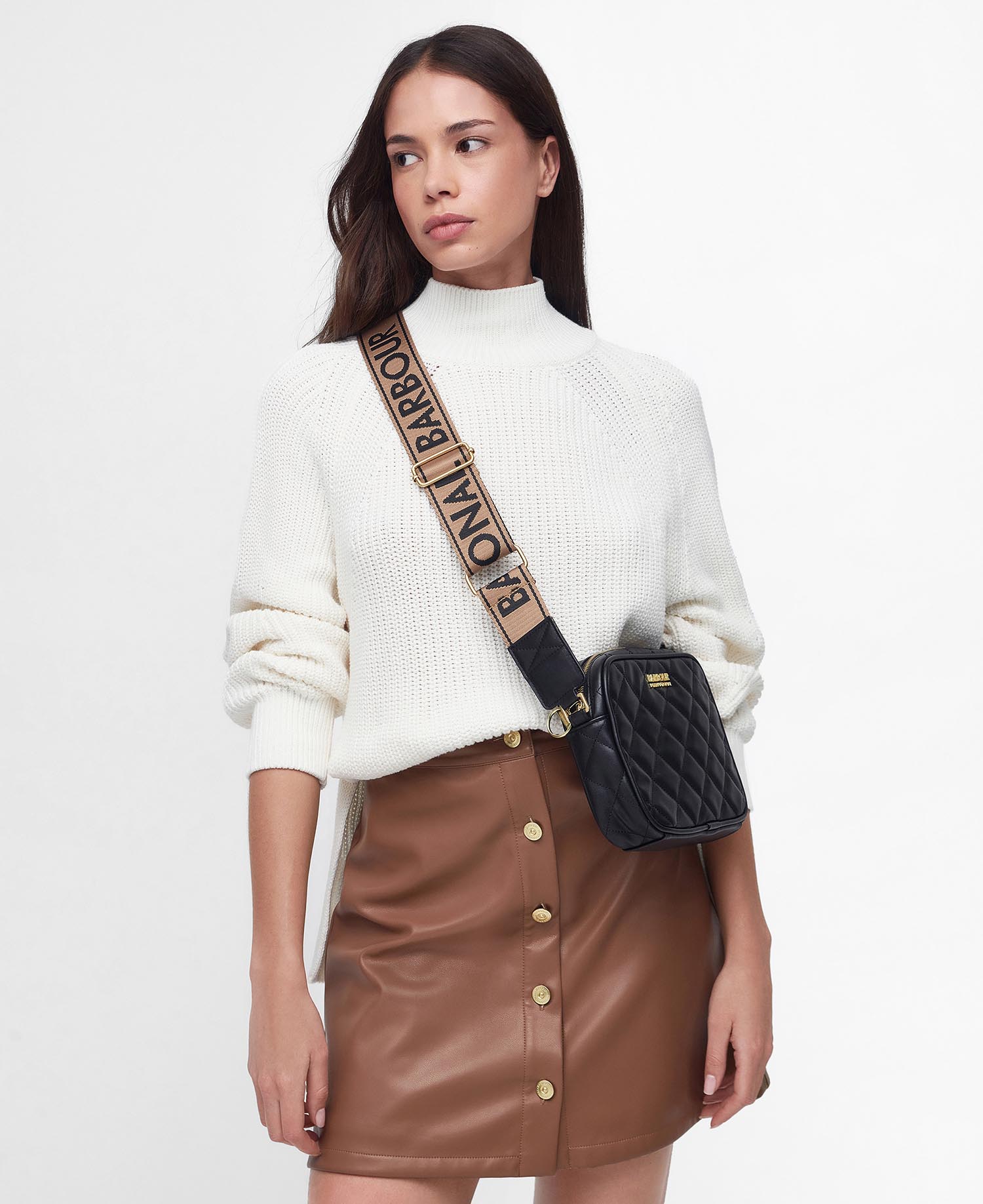 Barbour International Quilted Sloane Crossbody