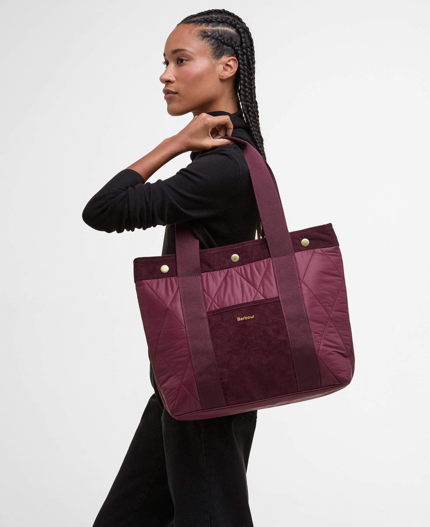 Barbour Healy Tote Bag Merlot