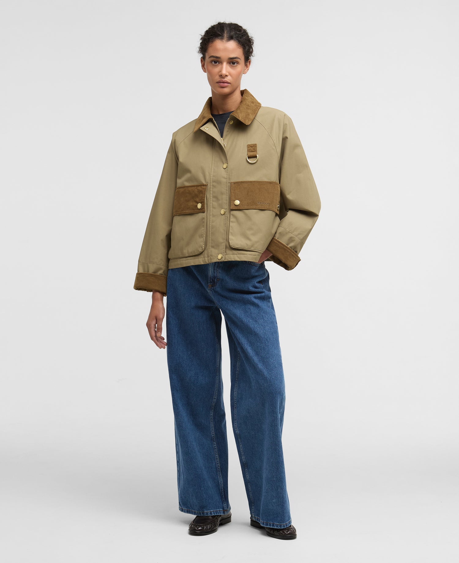 Barbour Phoebe Casual Jacket Military Brown