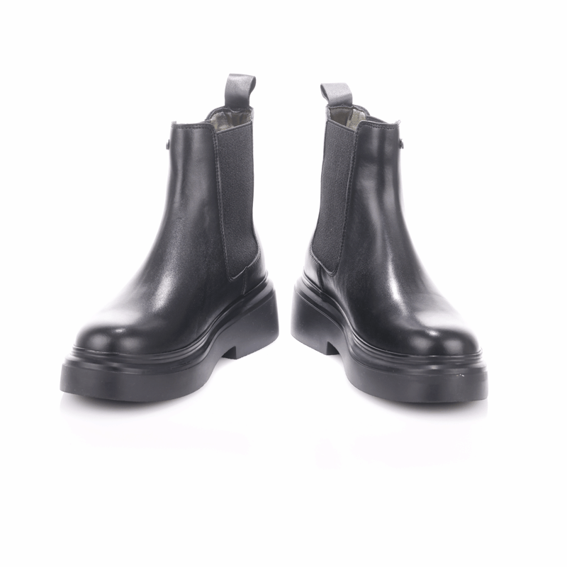 Barbour Celina Leather Chelsea Boot Black