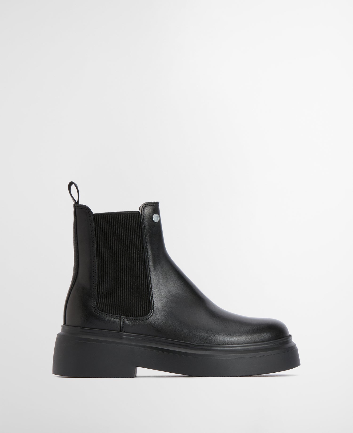 Barbour Celina Leather Chelsea Boot Black