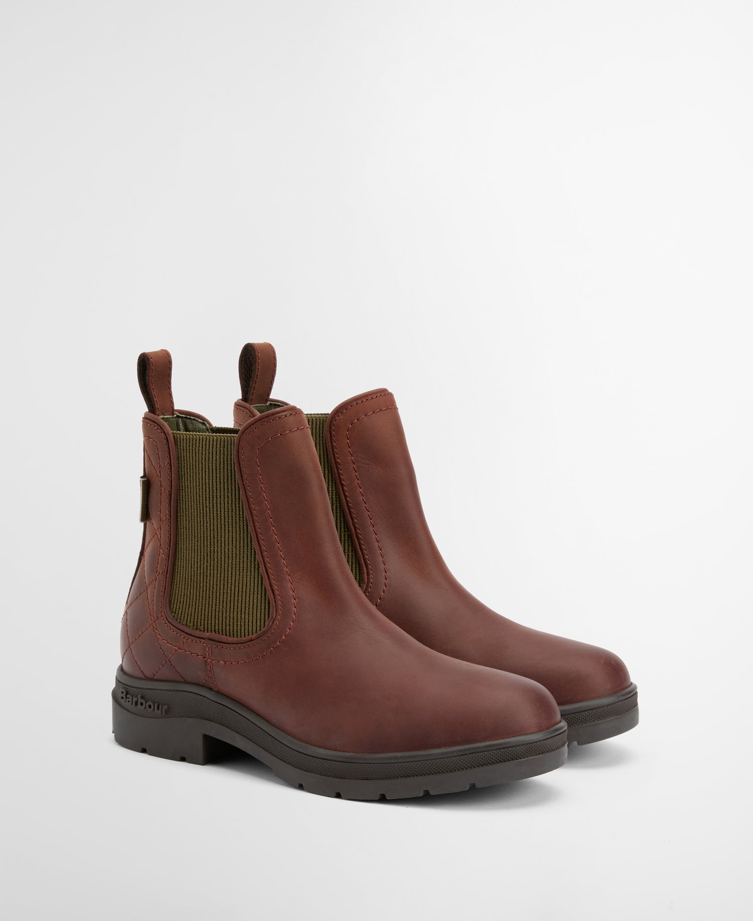 Barbour Amble Chelsea Boot Mahogony