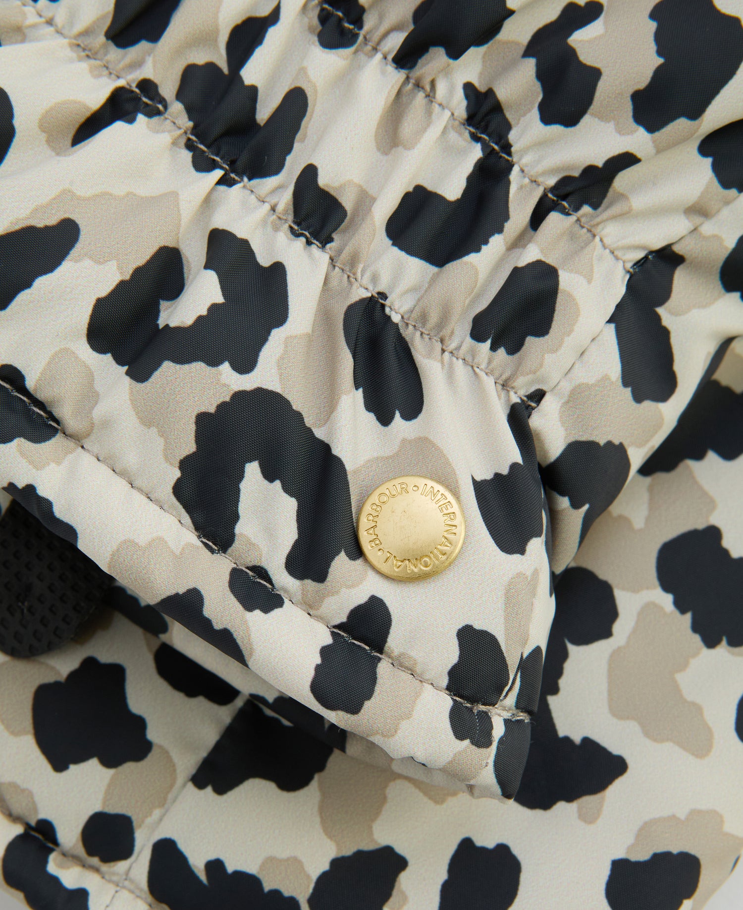 Barbour International Harley Waterproof Mittens Jasmine Leopard
