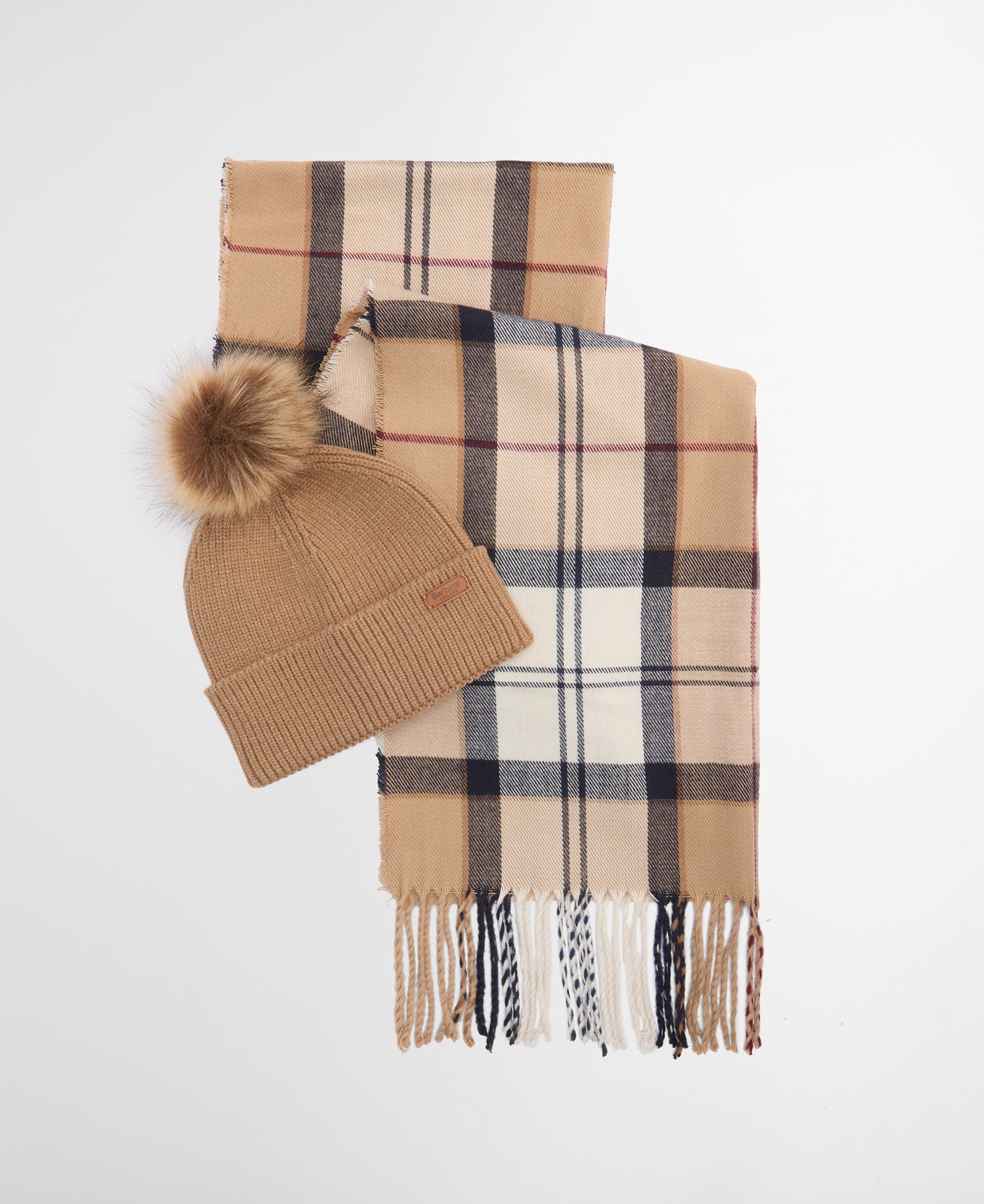 Barbour Dover Beanie & Hailes Scarf Gift Set