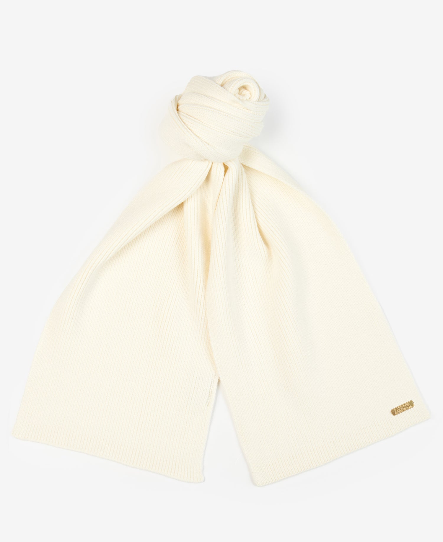 Barbour International Mallory Beanie & Scarf Gift Set Optic White