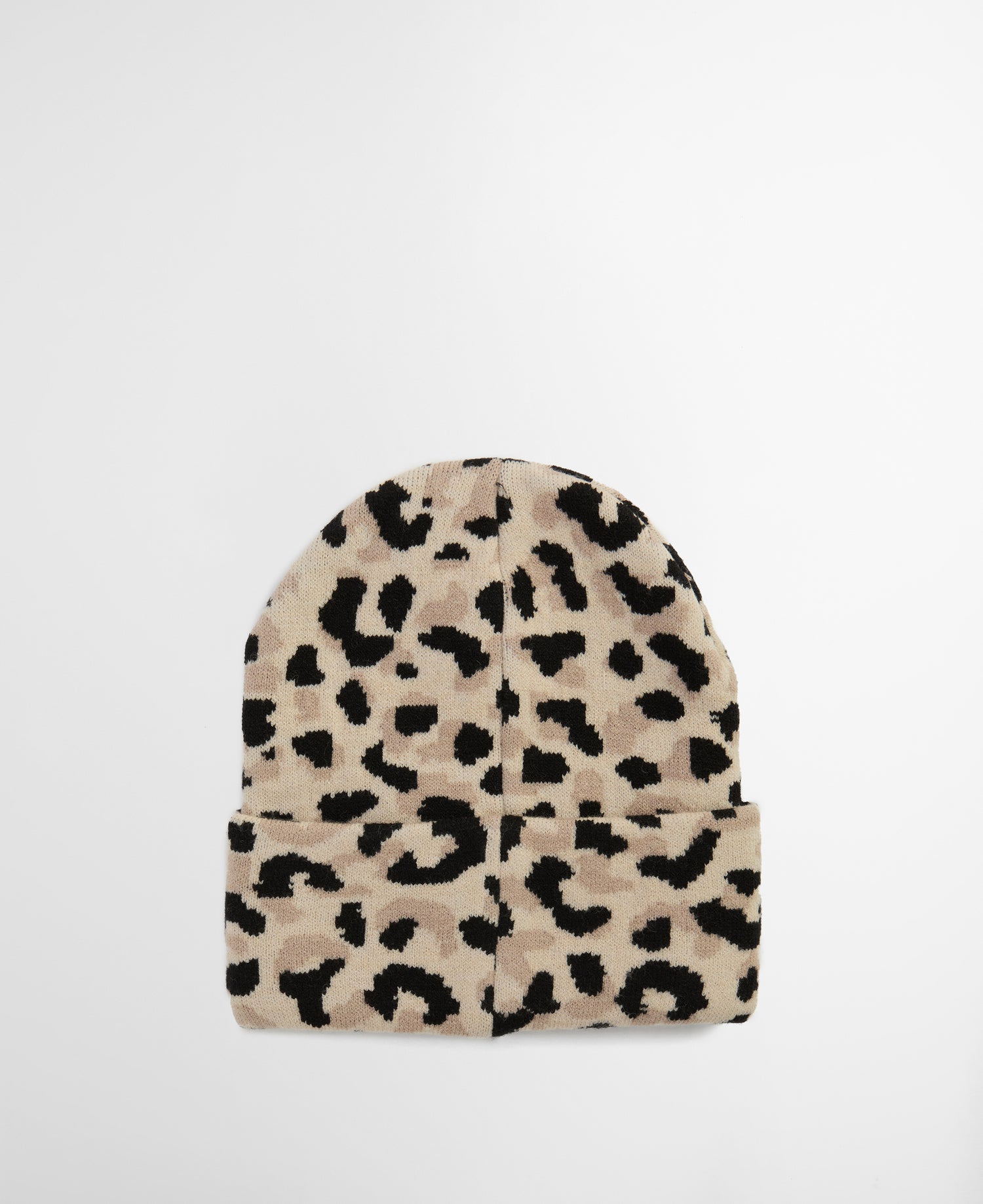 Barbour International Harley Leopard Beanie Hat