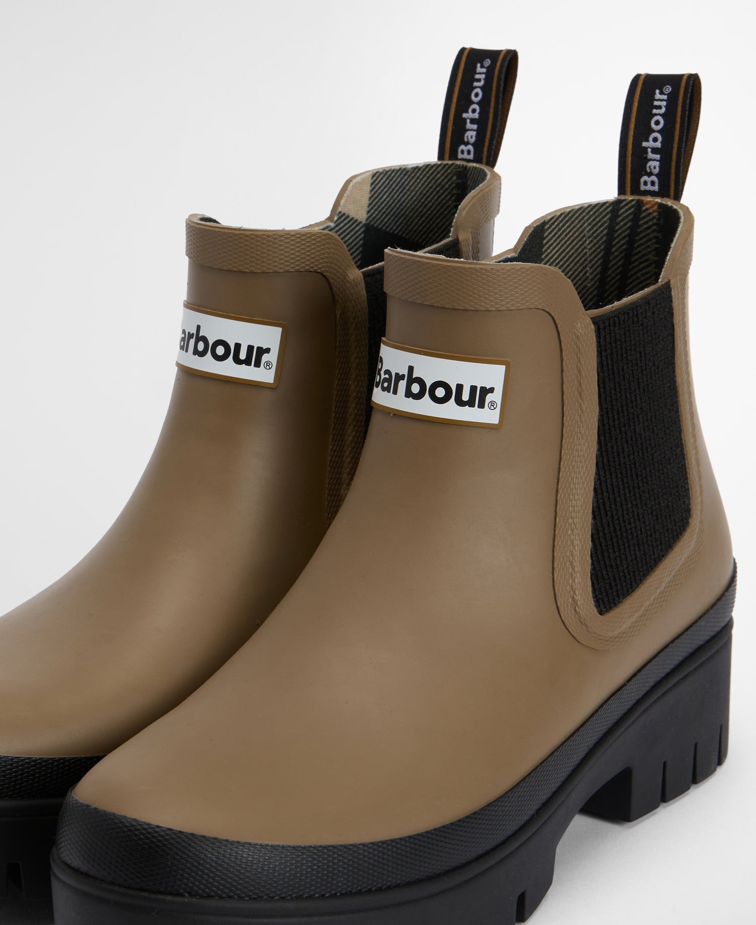 Barbour Halton Chelsea Welly Military Brown/Black