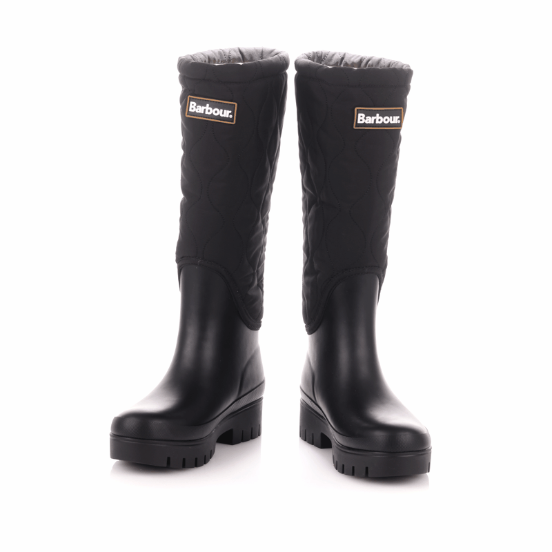 Barbour Marnie Quilted Tall Welly Black