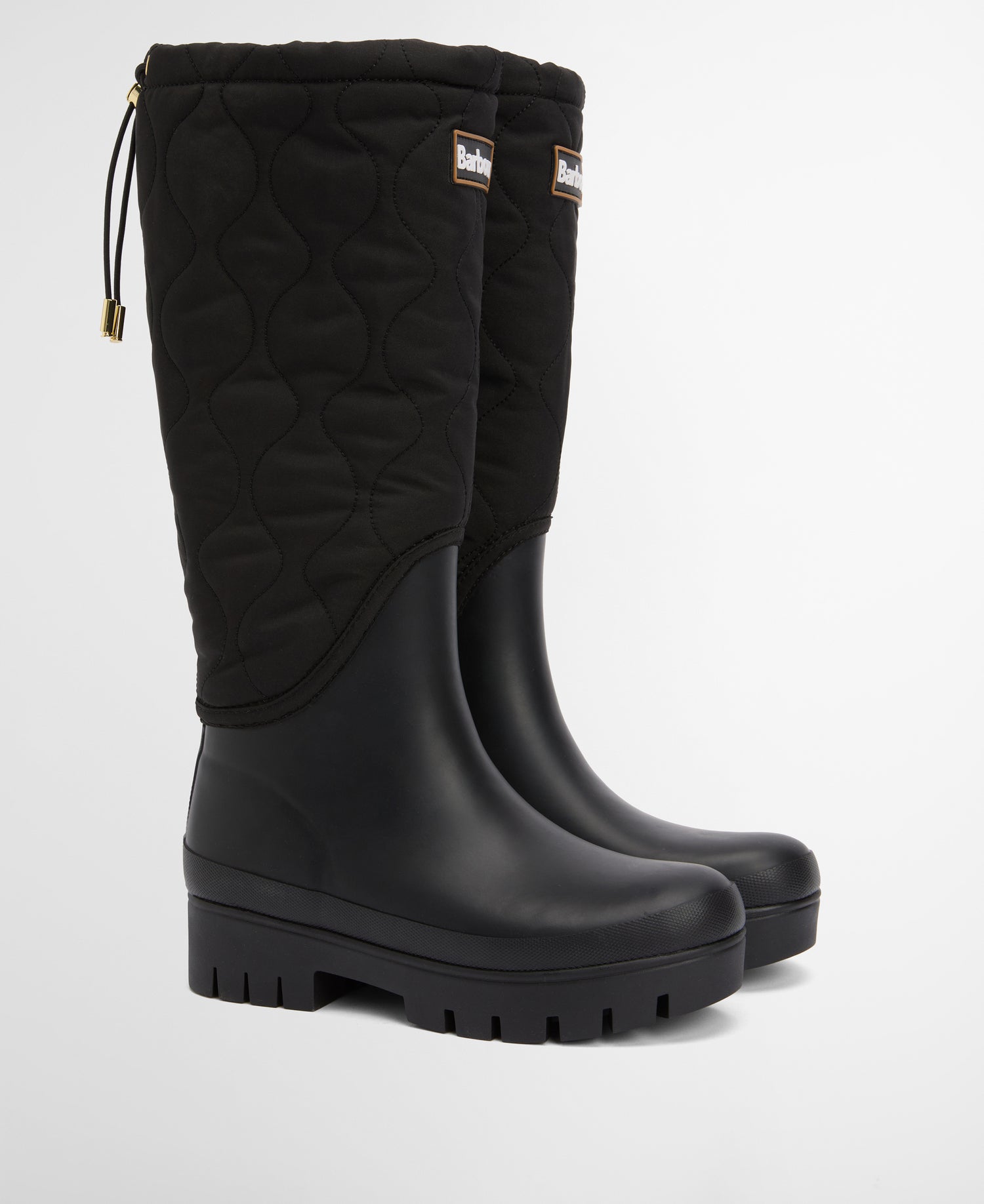 Barbour Marnie Quilted Tall Welly Black