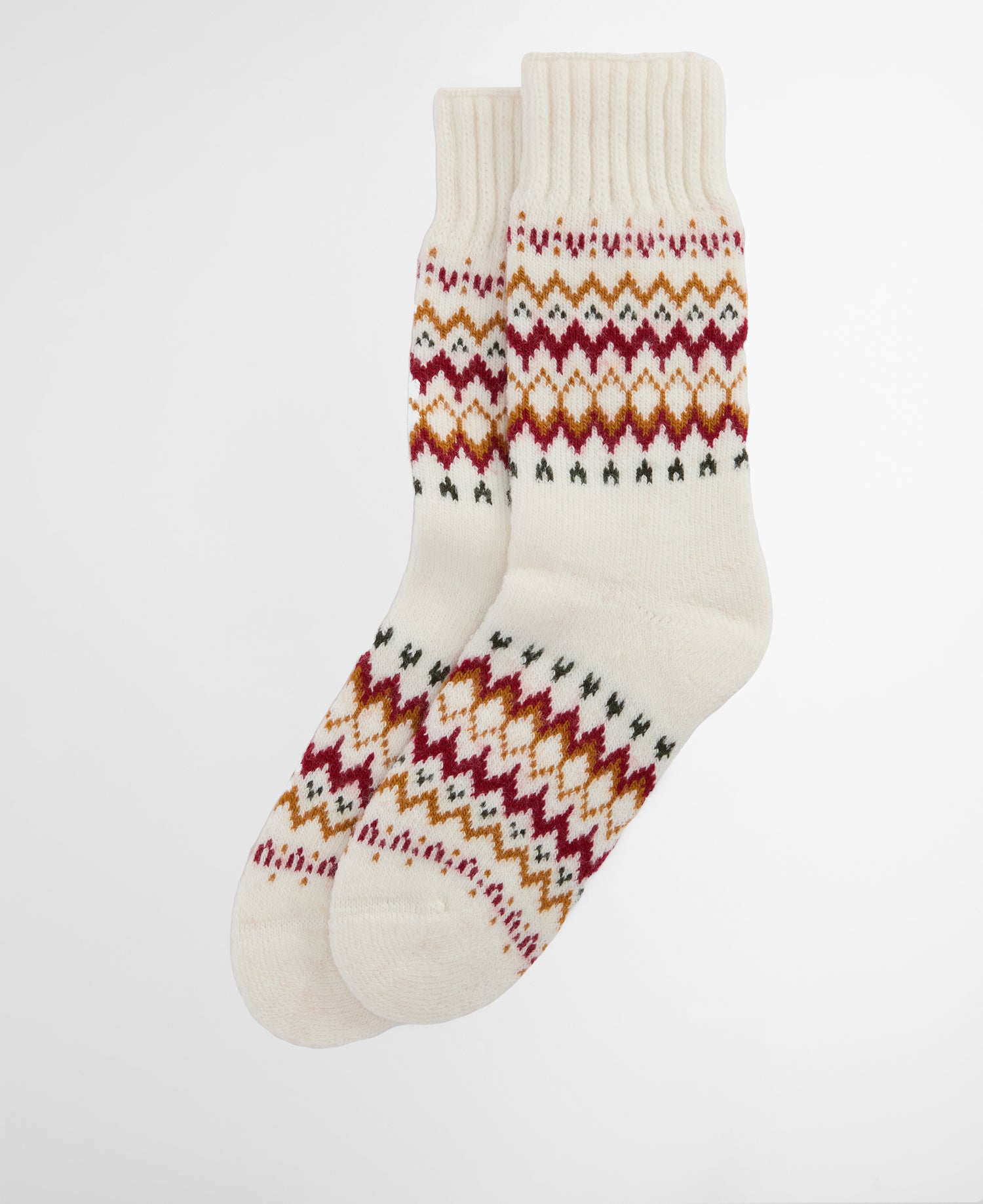 Barbour Kingsford Fair Isle Sock Cloud