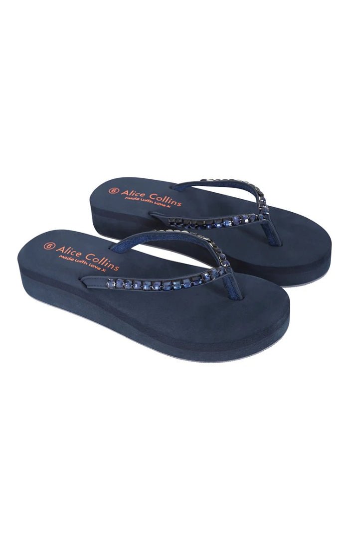 Alice CollinsAlice Collins AC Flip FlopFootwearNavy - Blue Water Clothing