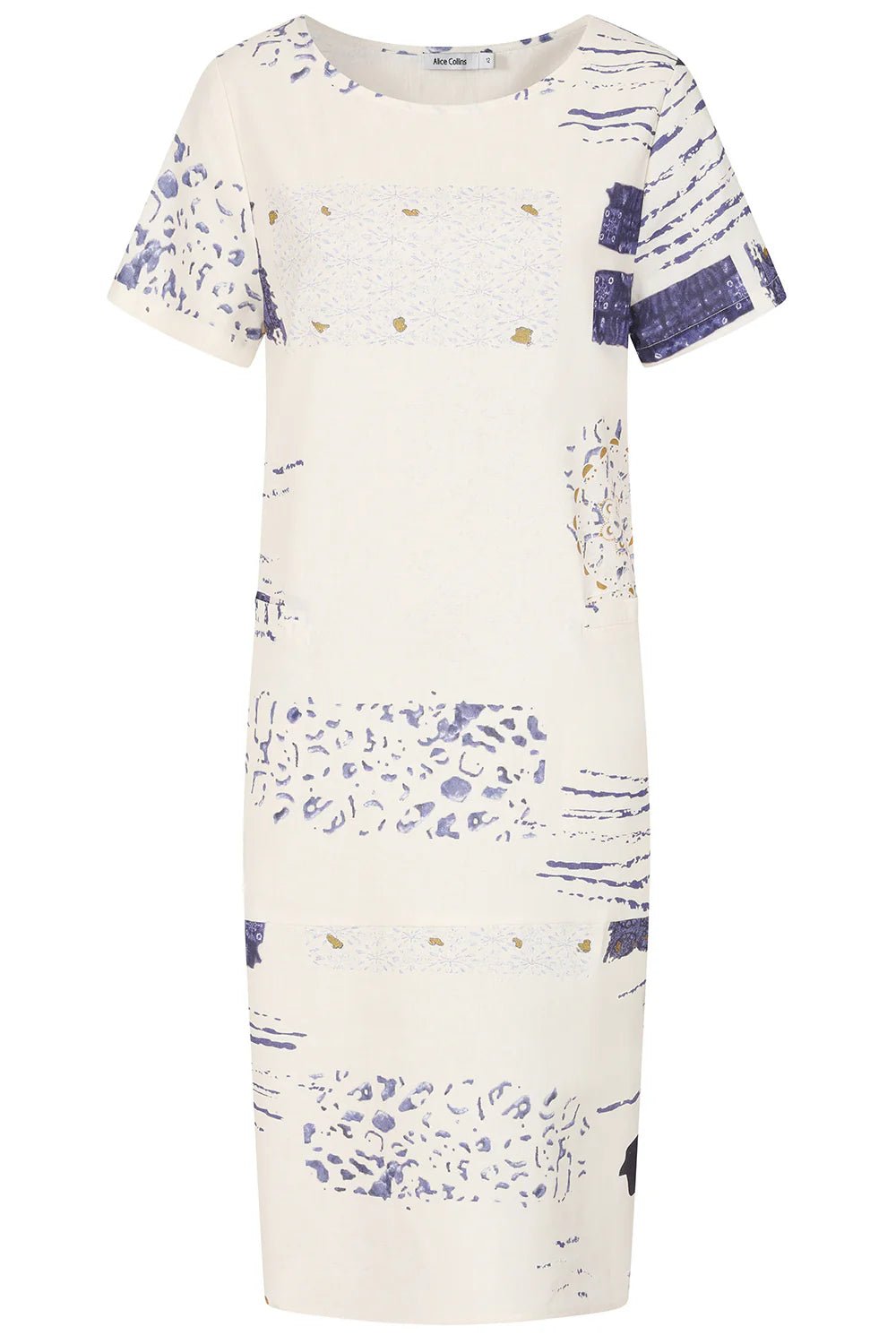 alice collins dress linen Alice Collins Kylie Dress Vetiver Khaki