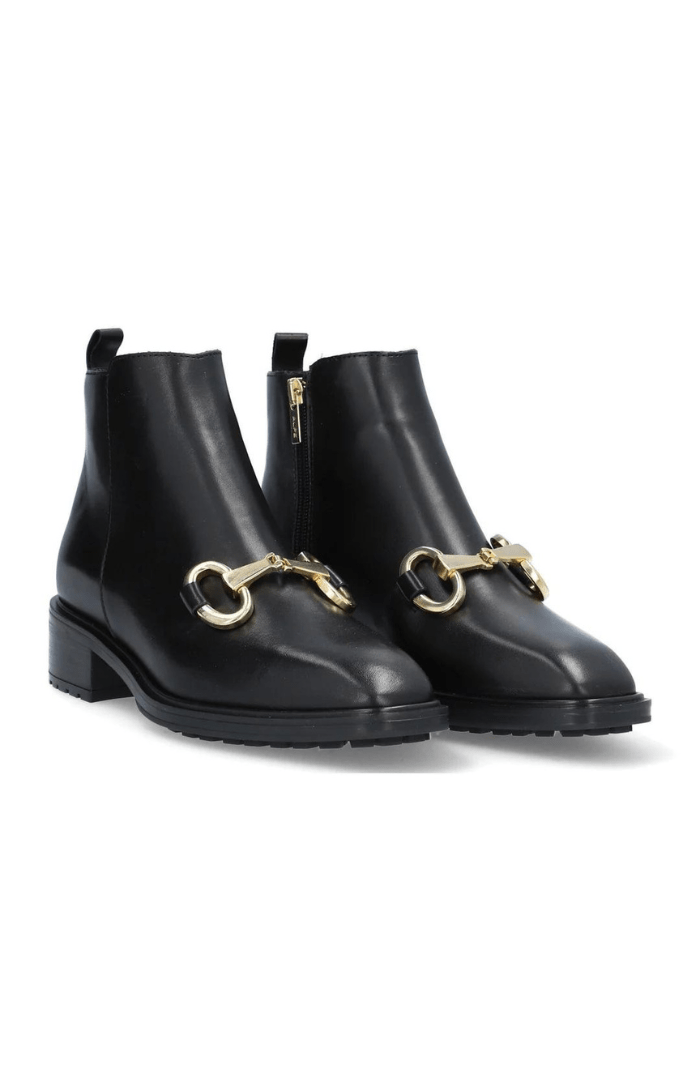 AlpeAlpe Leather Buckle Ankle BootsBootsBlack - Blue Water Clothing