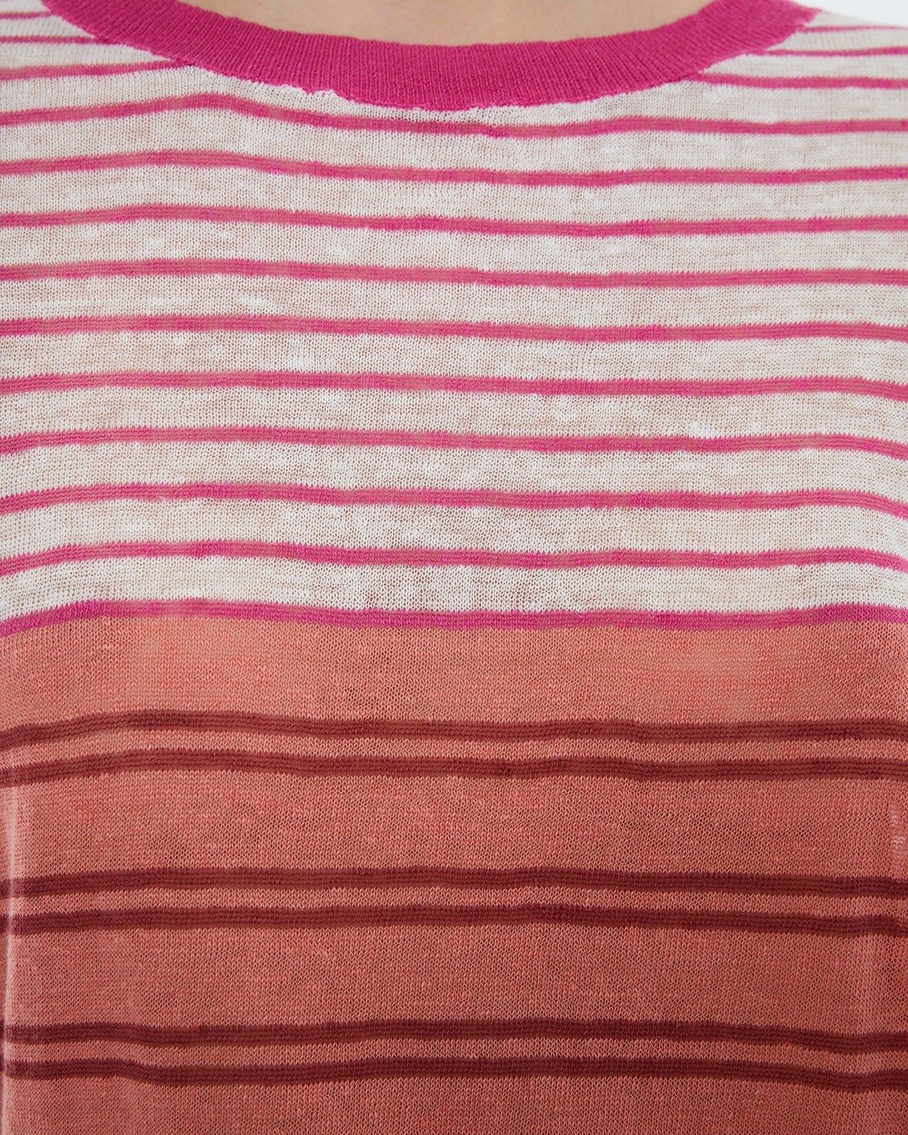 AndamAndam Jersey Tri colour TopClothingRosa - Blue Water Clothing