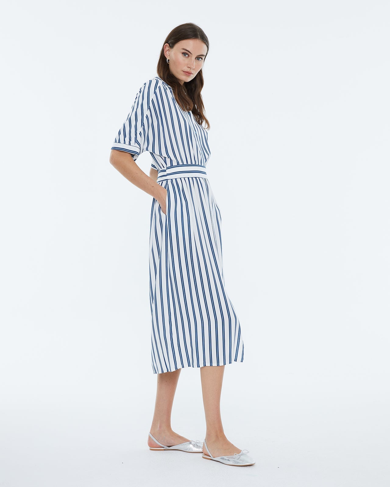 Andam Vestido Azul Dress - Blue Water Clothing