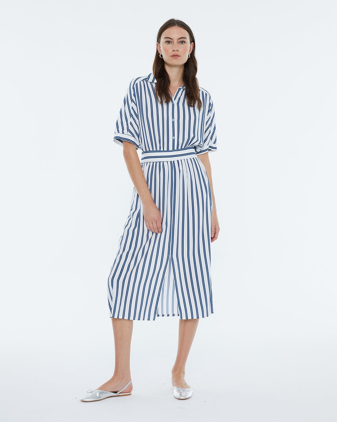 Andam Vestido Azul Dress - Blue Water Clothing