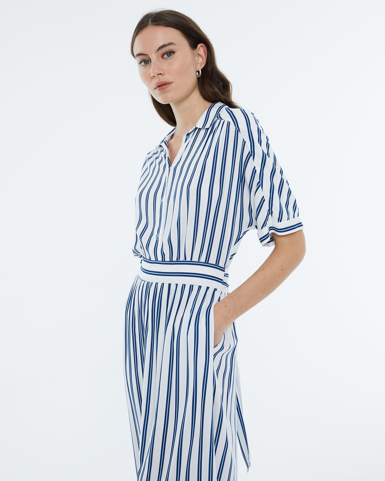 AndamAndam Vestido Azul DressClothingAzul - Blue Water Clothing