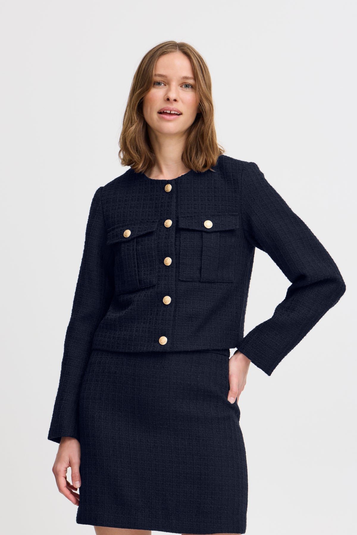 B Young Epia Blazer - Blue Water Clothing
