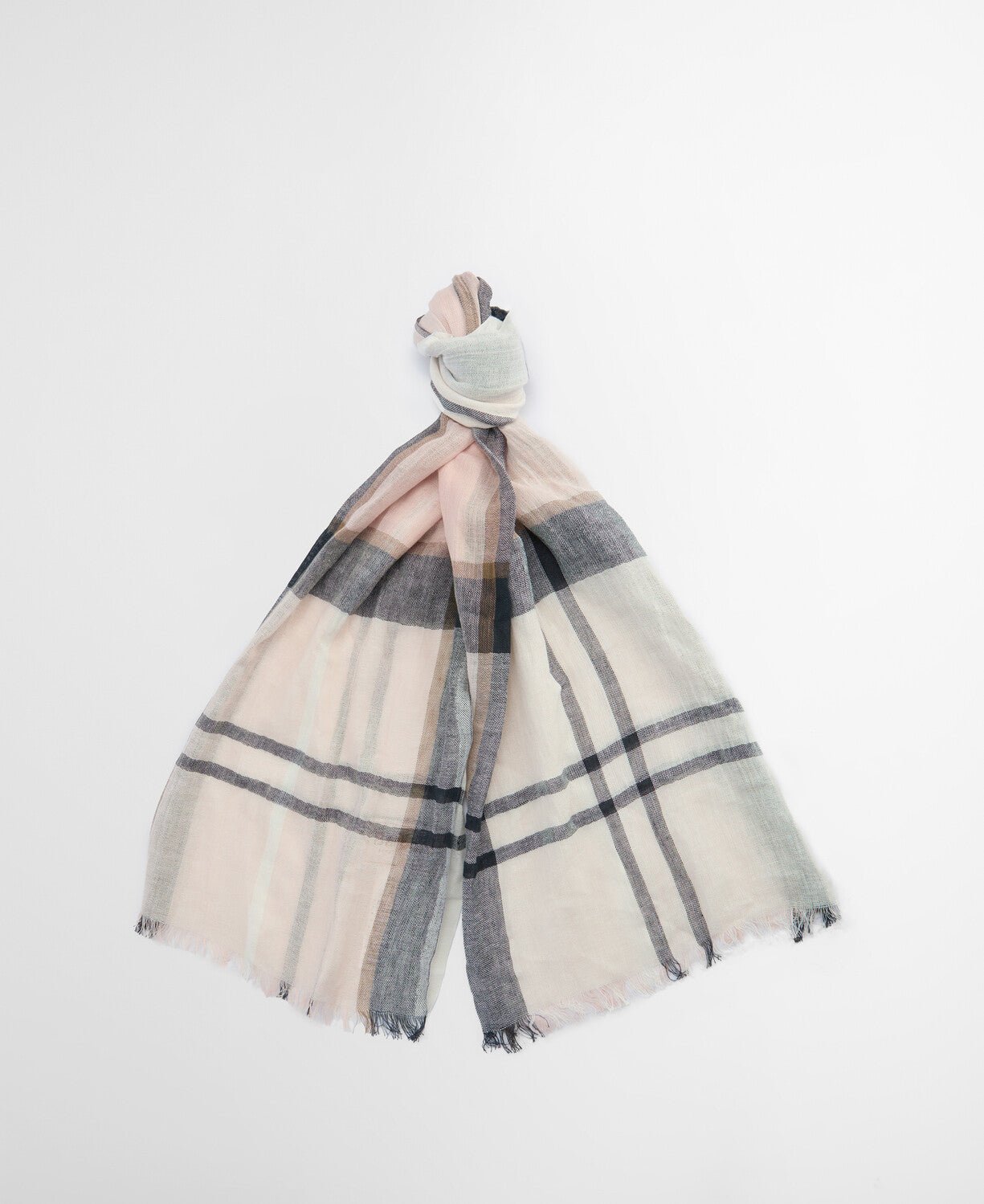 Barbour Abigail Tartan Scarf - Blue Water Clothing