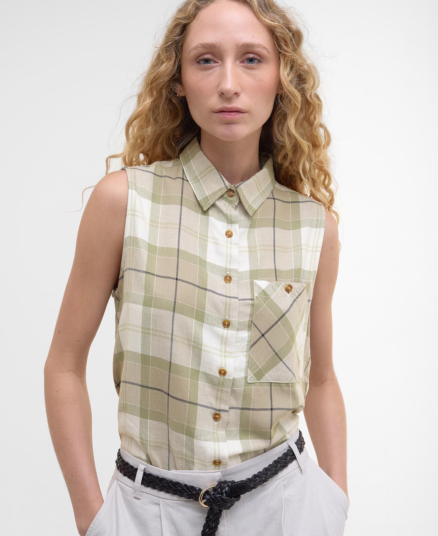 BarbourBarbour Agnes Shirt RosemaryClothingRosemary - Blue Water Clothing