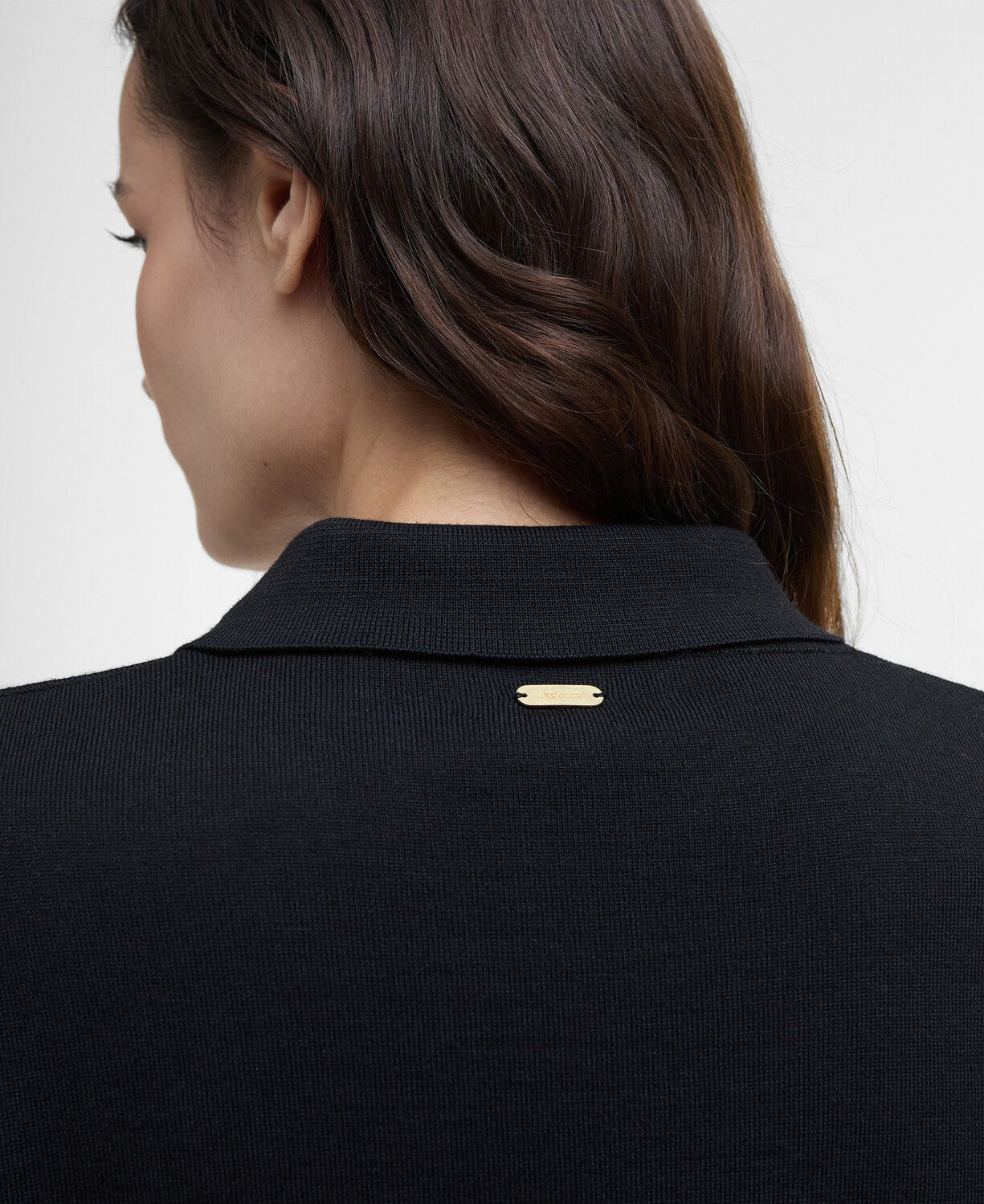 BarbourBarbour - Alma - Knitted - Zip - Through - CardiganClothingBlack/Sand - Blue Water Clothing