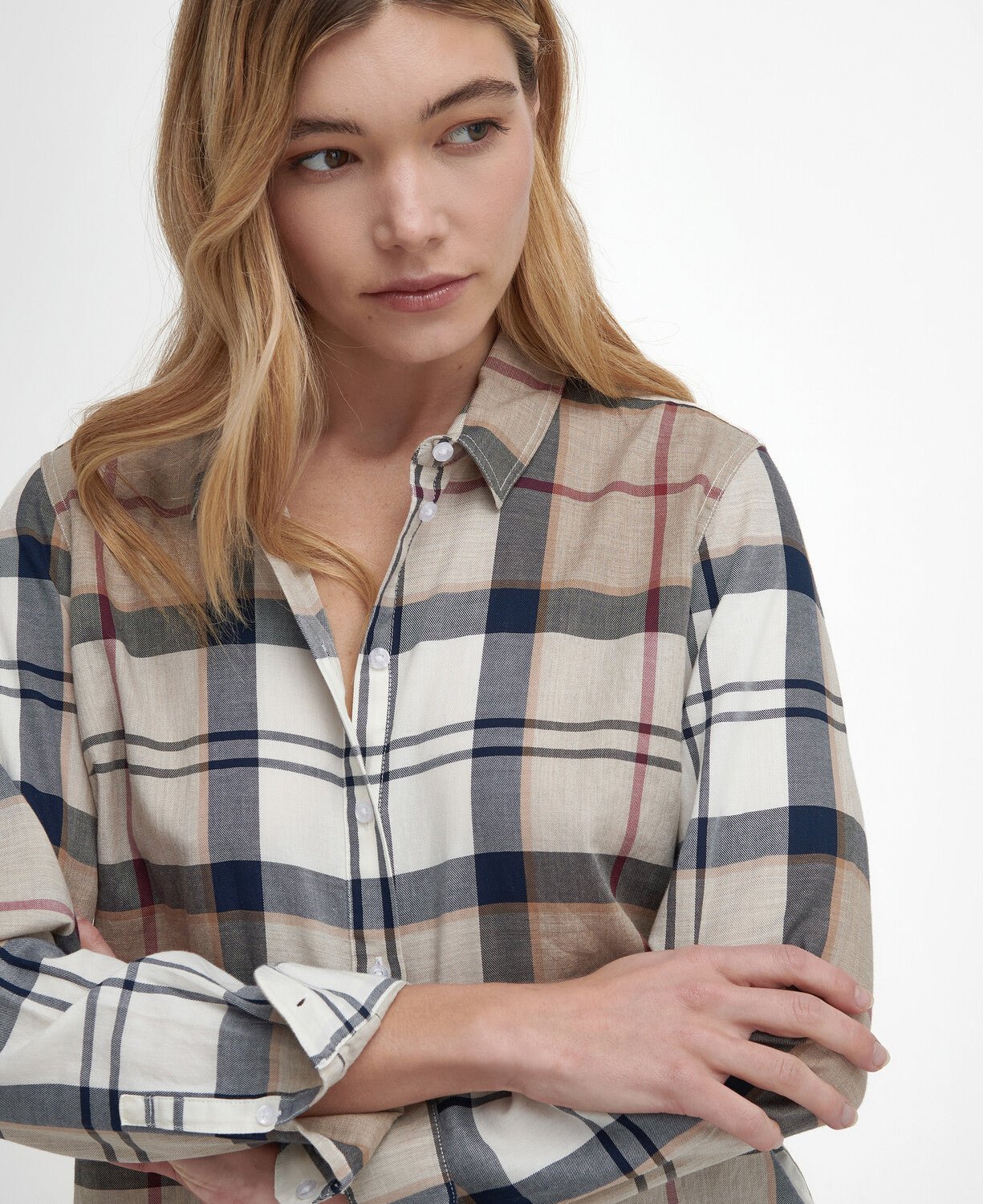 BarbourBarbour Bredon Check ShirtClothingHessian Tartan - Blue Water Clothing