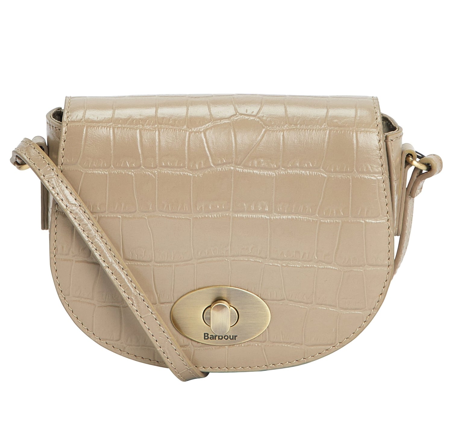 Barbour Eilein Leather Saddle Bag - Blue Water Clothing