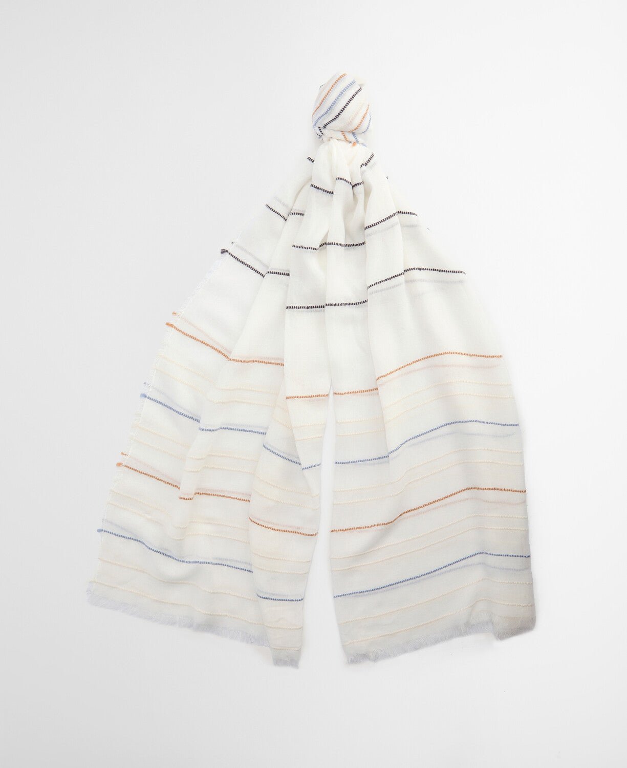 Barbour Erica Stripe Scarf - Blue Water Clothing