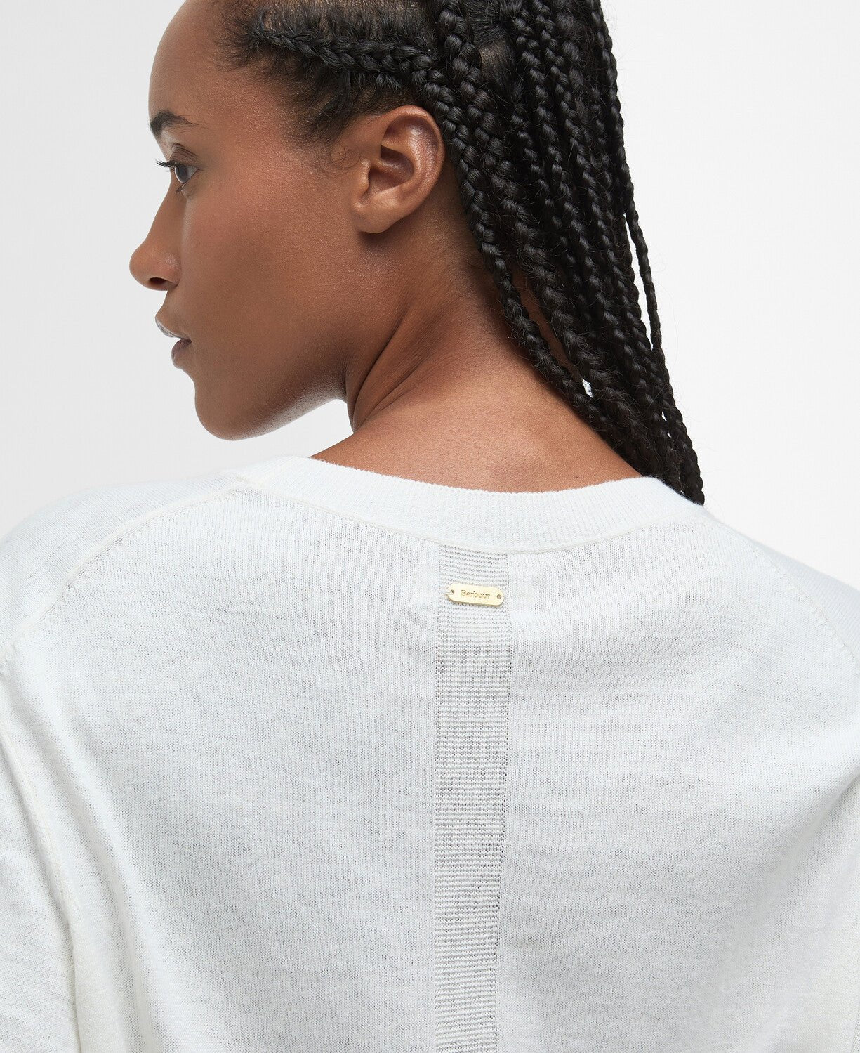 BarbourBarbour Genevieve Knitted JumperClothingCloud - Blue Water Clothing