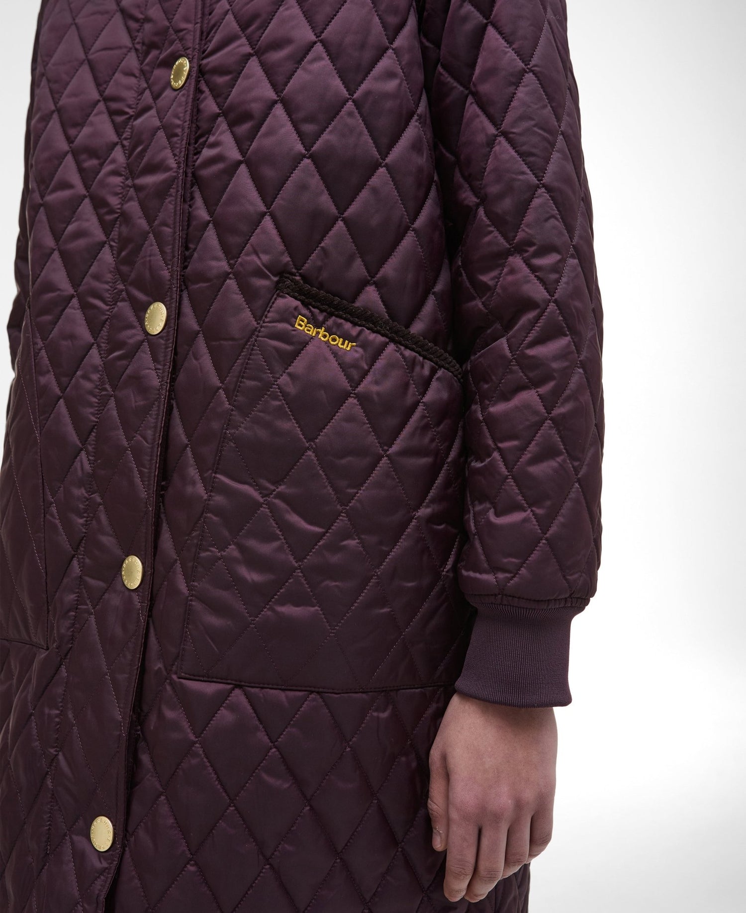 BarbourBarbour Hilary Quilted Jacket Black CherryClothingBlack Cherry - Blue Water Clothing