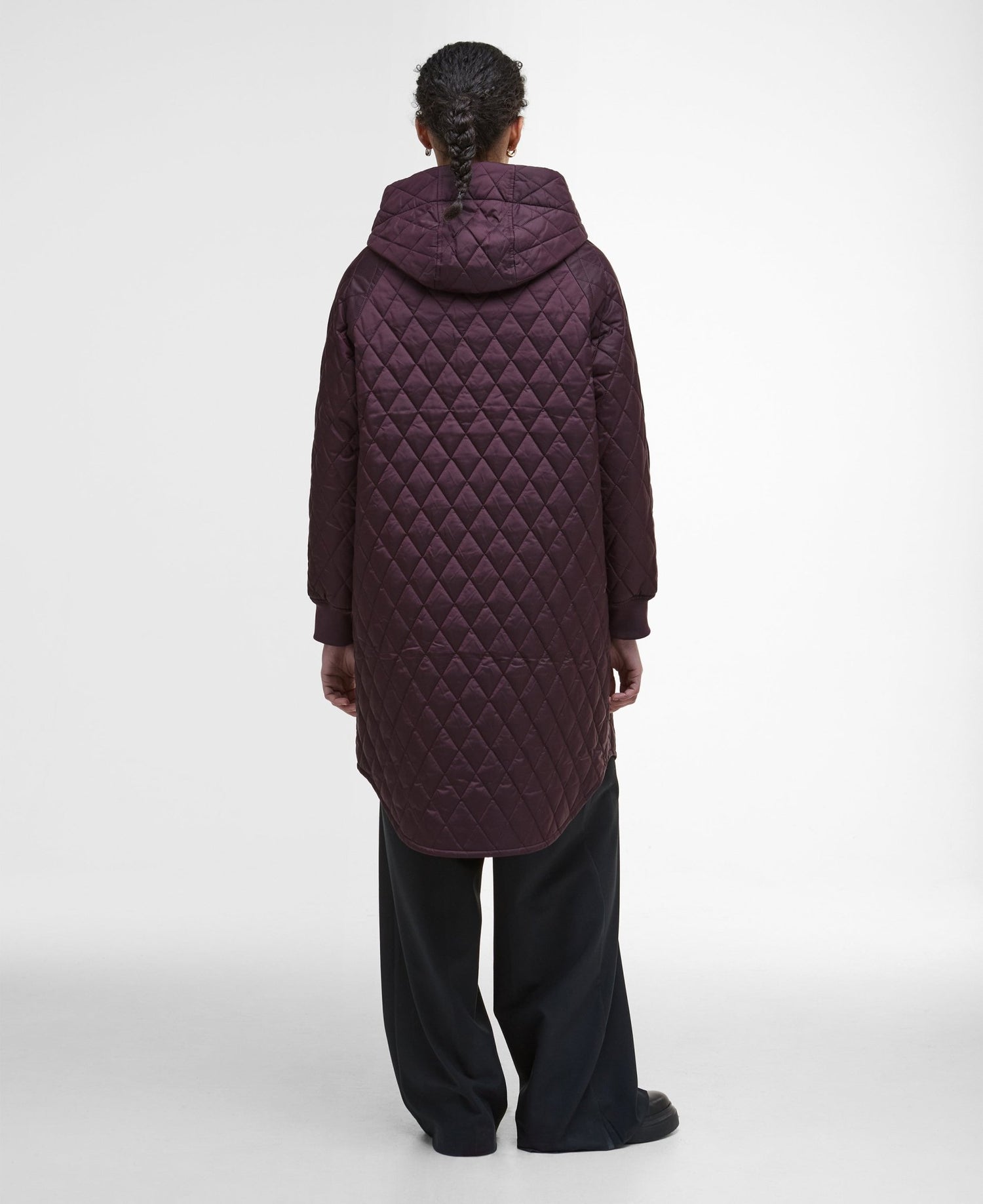 BarbourBarbour Hilary Quilted Jacket Black CherryClothingBlack Cherry - Blue Water Clothing