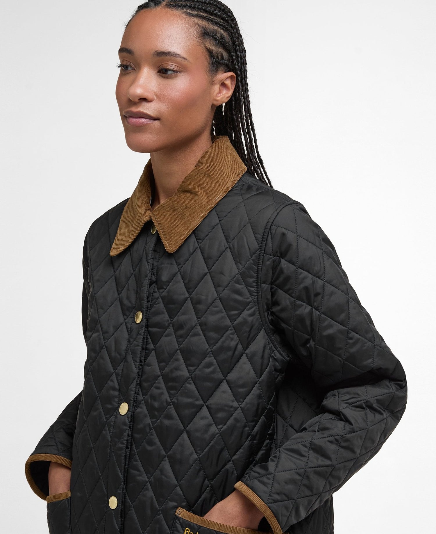 BarbourBarbour Icons Modern Liddesdale Quilted Jacket BlackClothingBlack - Blue Water Clothing
