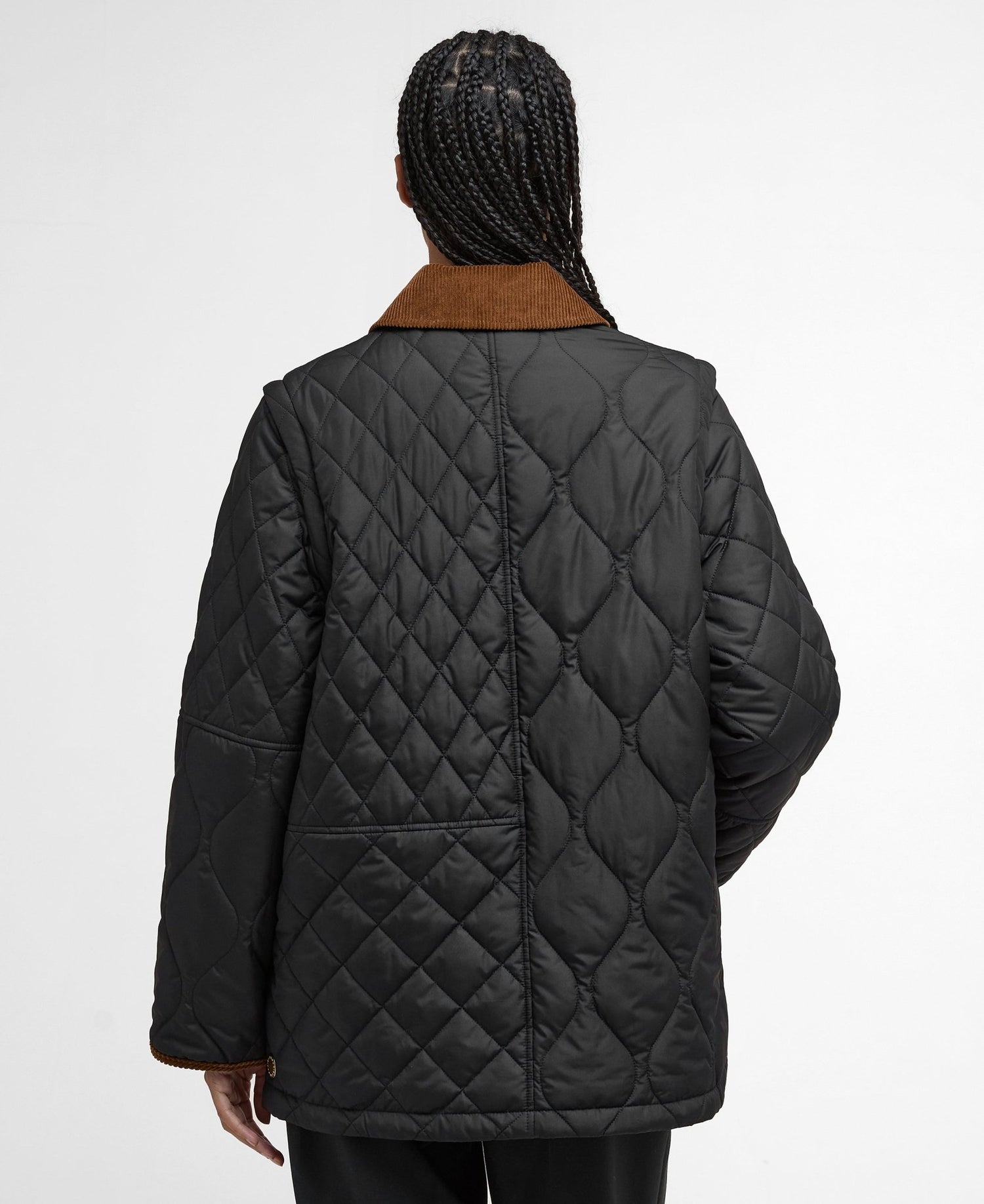 BarbourBarbour Icons Modern Liddesdale Quilted Jacket BlackClothingBlack - Blue Water Clothing