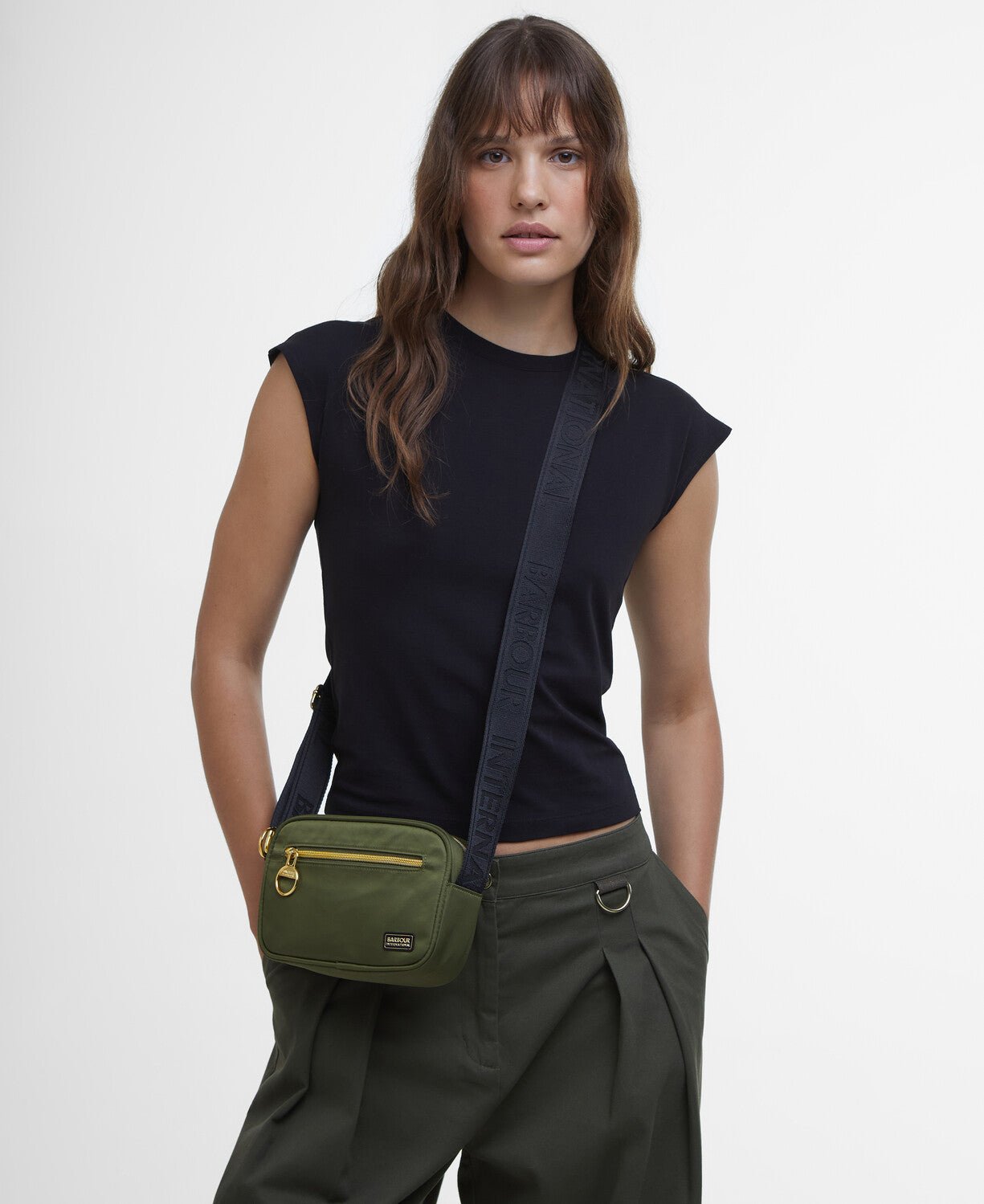 Barbour International Qualify Micro Crossbody Bag - Blue Water Clothing