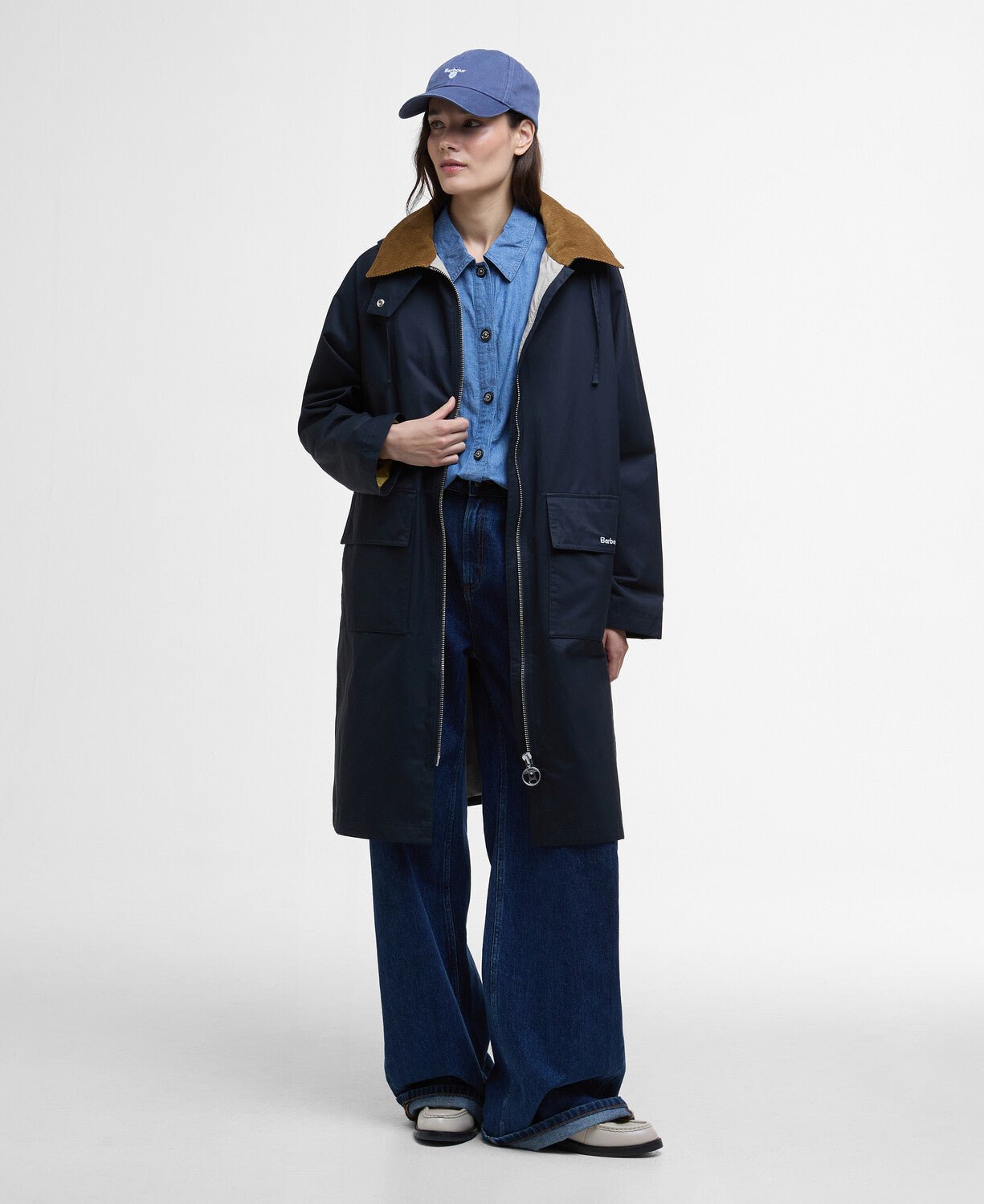 BarbourBarbour Jema Showerproof JacketClothingDark Navy - Blue Water Clothing