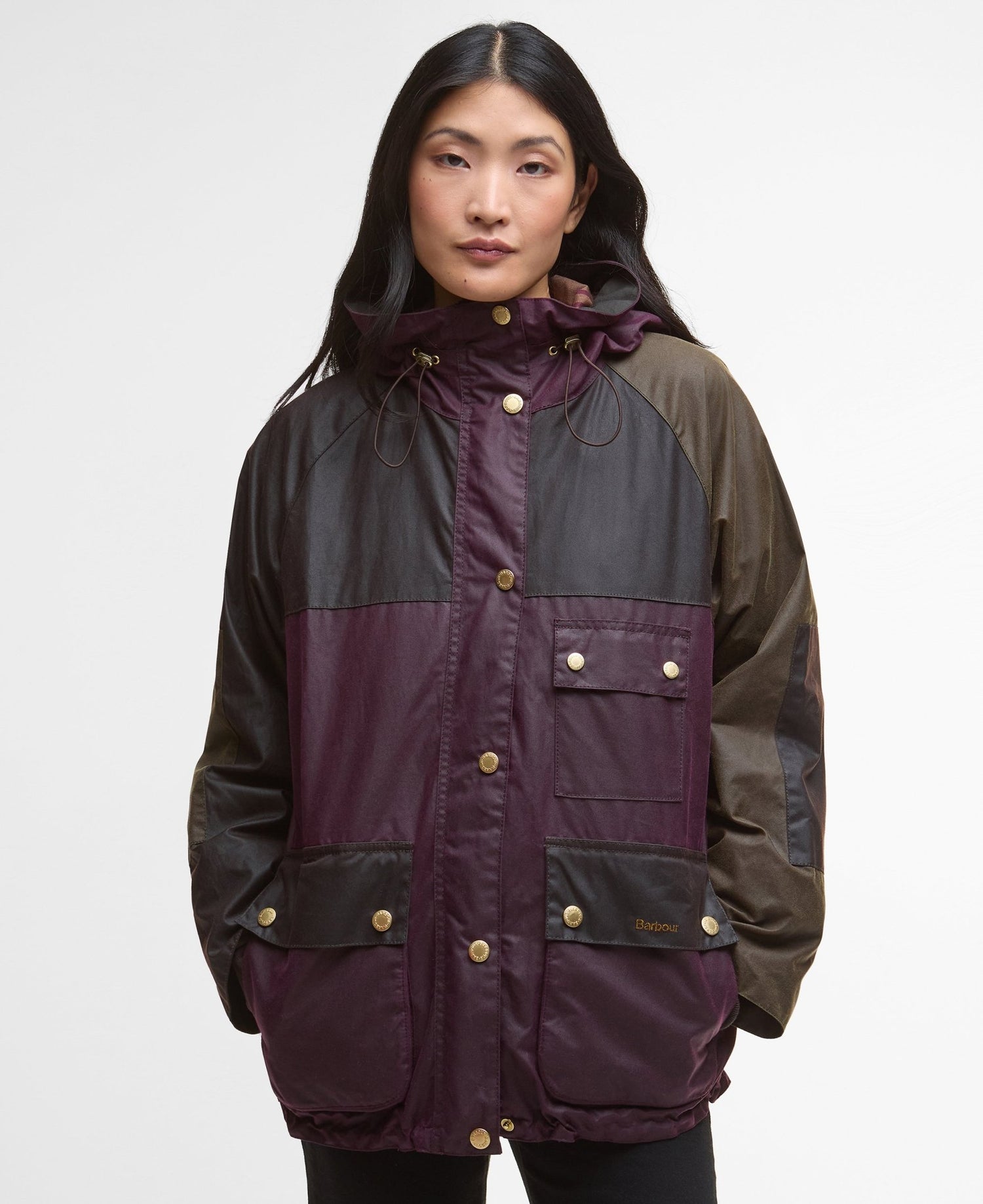 BarbourBarbour Keeley Wax Jacket MerlotClothingMerlot - Blue Water Clothing
