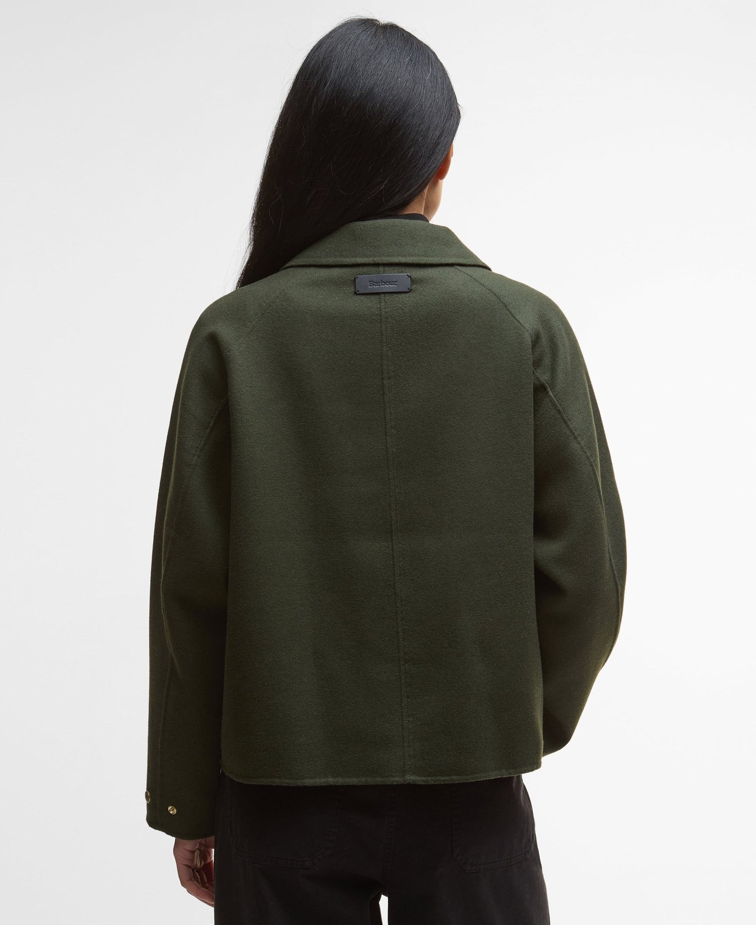 BarbourBarbour Leonie Overshirt OliveClothingOlive - Blue Water Clothing