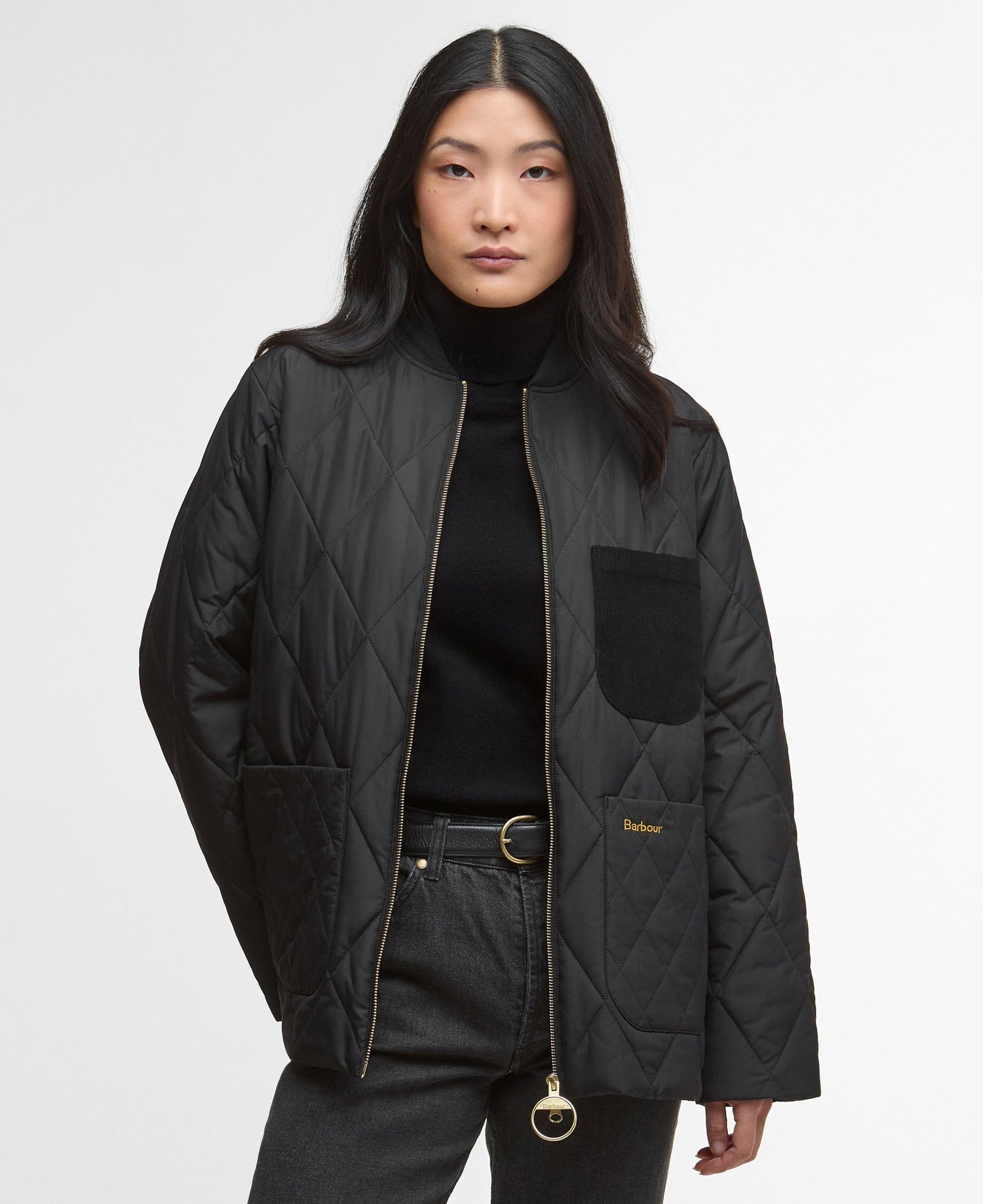 BarbourBarbour Leonie Quilted Jacket BlackClothingBlack - Blue Water Clothing